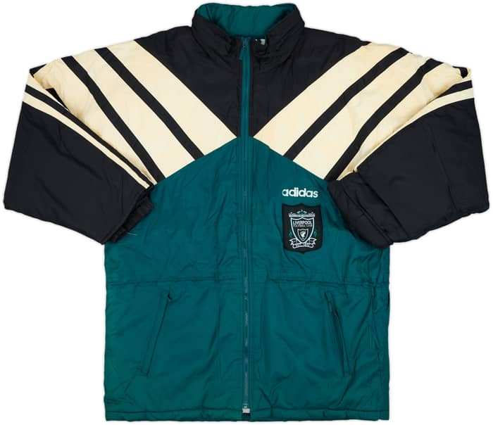 1995-96 Liverpool adidas Padded Bench Coat - 5/10 - (M)