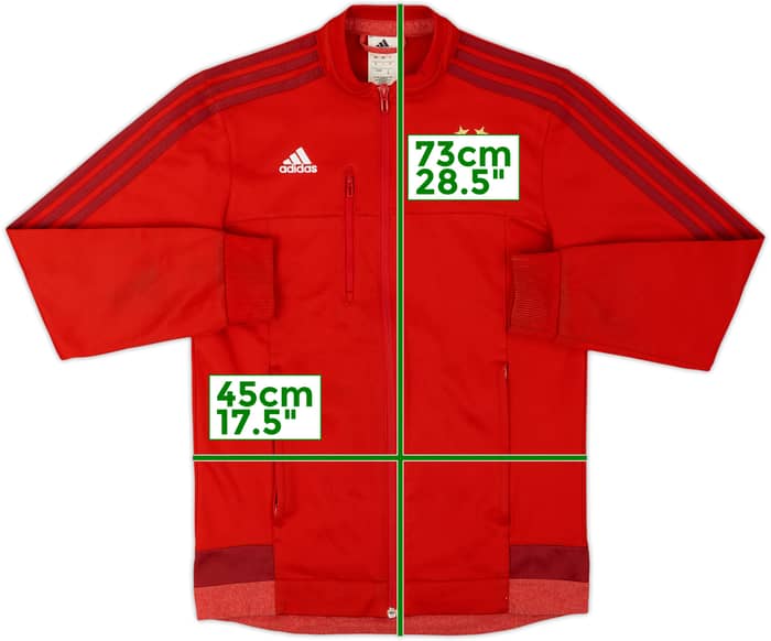 2015-16 Bayern Munich adidas Track Jacket - 7/10 - (XS)