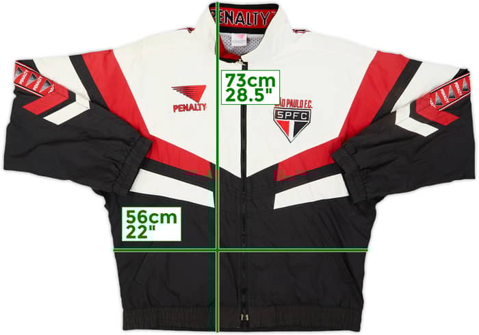 1991-93 Sao Paulo Penalty Track Jacket - 7/10 - (M/L)