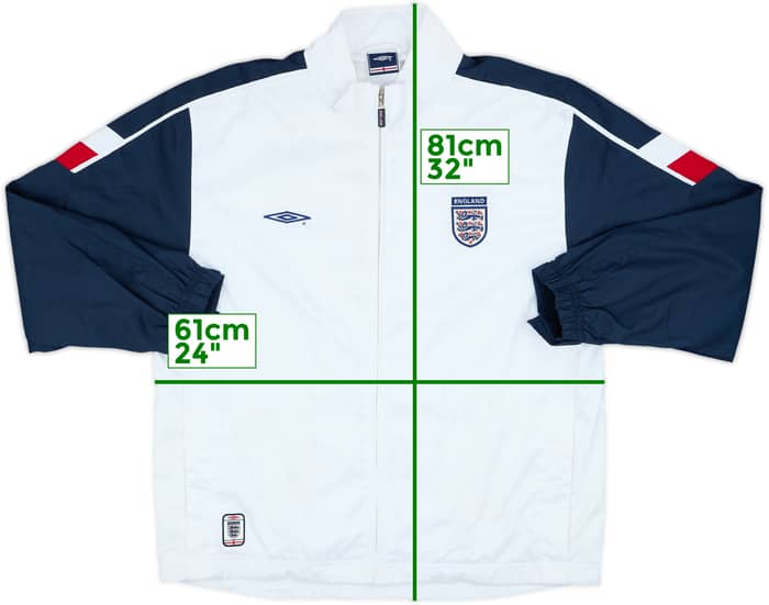 2004-06 England Umbro Track Jacket - 8/10 - (L)