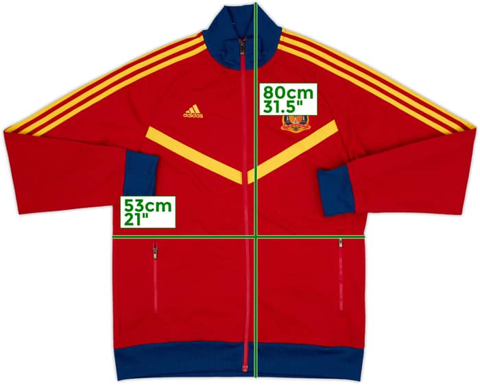 2013-14 Spain adidas Track Jacket - 9/10 - (M)