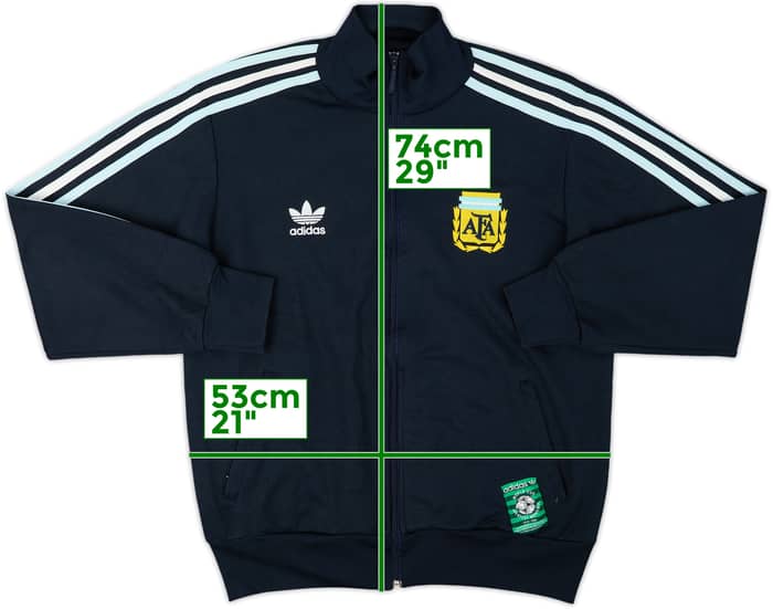 2005-06 Argentina adidas Originals Retro Track Jacket - 7/10 - (L)