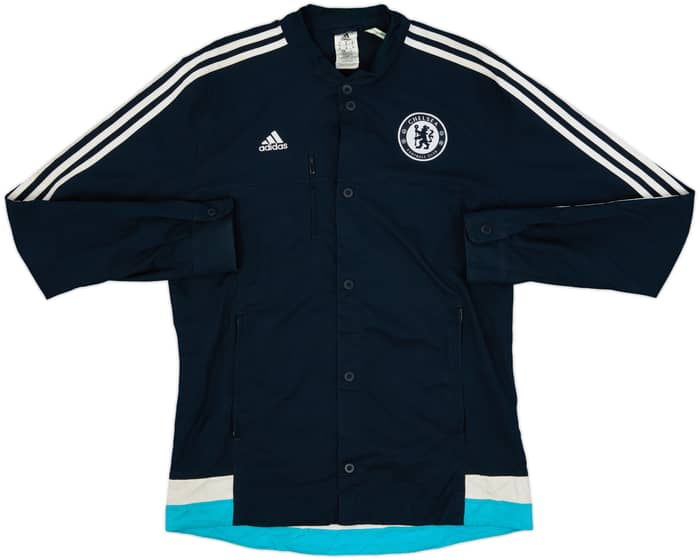 2014-15 Chelsea adidas Button Track Jacket - 8/10 - (M)