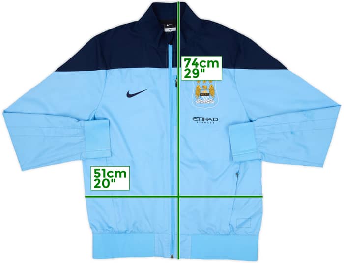 2013-14 Manchester City Nike Track Jacket - 9/10 - (M)