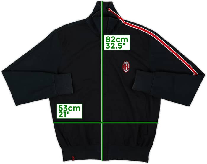 2006-07 AC Milan adidas Track Jacket - 7/10 - (L)