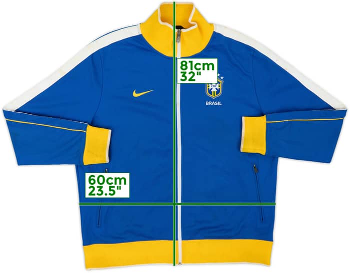 2010-11 Brazil Nike Track Jacket - 5/10 - (XL)
