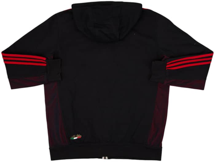 2013-14 AC Milan adidas Hooded Sweat Top - 9/10 - (XXL)