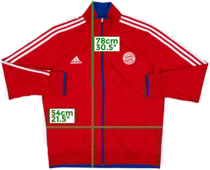 2015-16 Bayern Munich adidas Zipped Track Jacket - 9/10 - (XXL)