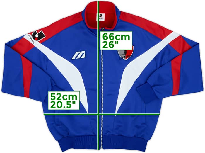1993-95 Kashima Antlers Mizuno Track Jacket - 8/10 - (M)