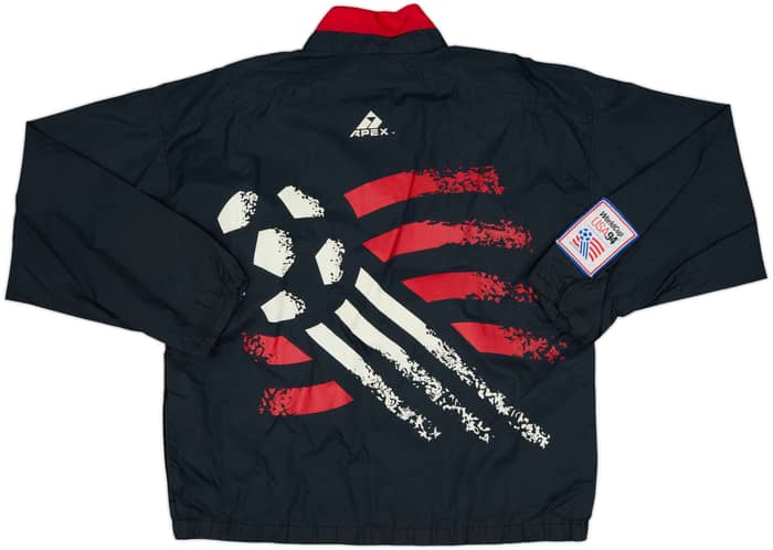 1994 USA Apex 1/4 Zip Rain Jacket - 8/10 - (M)