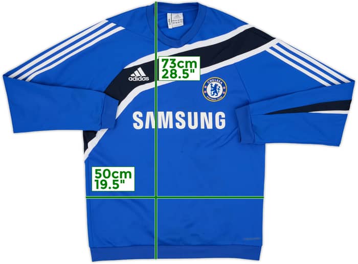 2009-10 Chelsea adidas Sweat Top - 7/10 - (L)