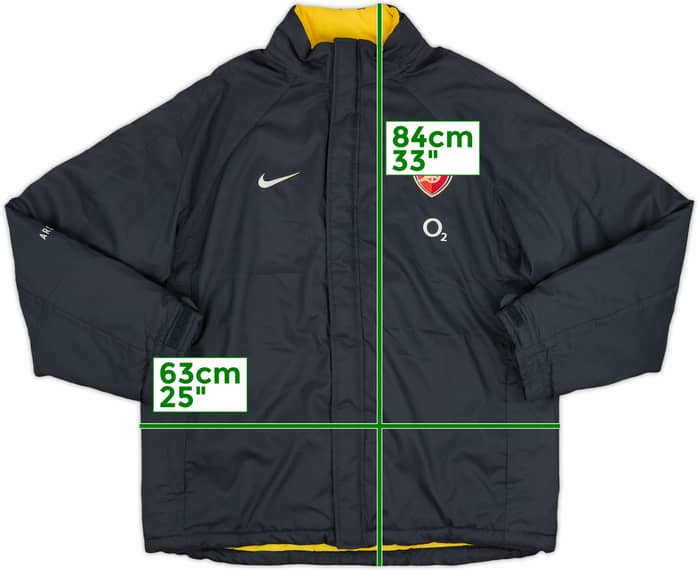 2005-06 Arsenal Nike Padded Bench Coat - 8/10 - (M)