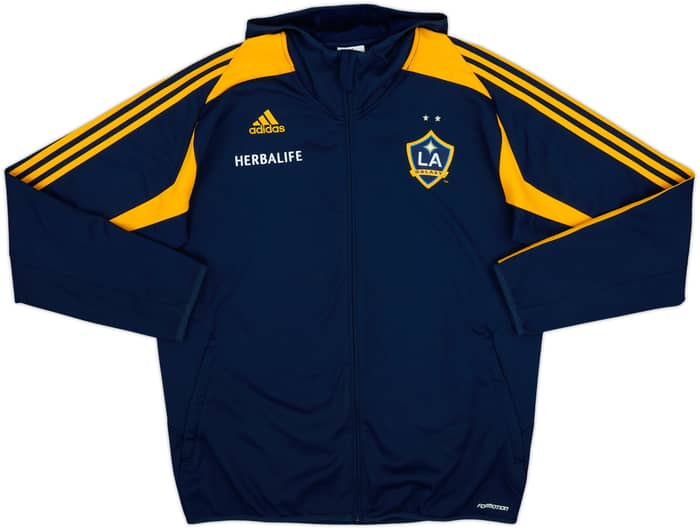 2011-12 LA Galaxy adidas Hooded Track Jacket - 8/10 - (L/XL)