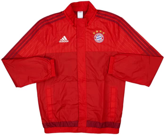 2015-16 Bayern Munich adidas Hooded Rain Jacket - 7/10 - (M)