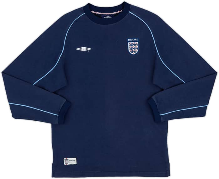 2000-02 England Umbro Sweat Top - 7/10 - (M)