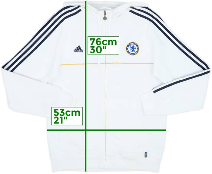 2010-11 Chelsea adidas Hooded Track Jacket - 6/10 - (XL)