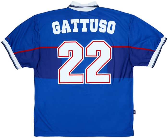 1997-99 Rangers Home Shirt Gattuso #22 - 8/10 - (L)