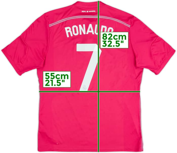 2014-15 Real Madrid Away Shirt Ronaldo #7 - 5/10 - (XL)