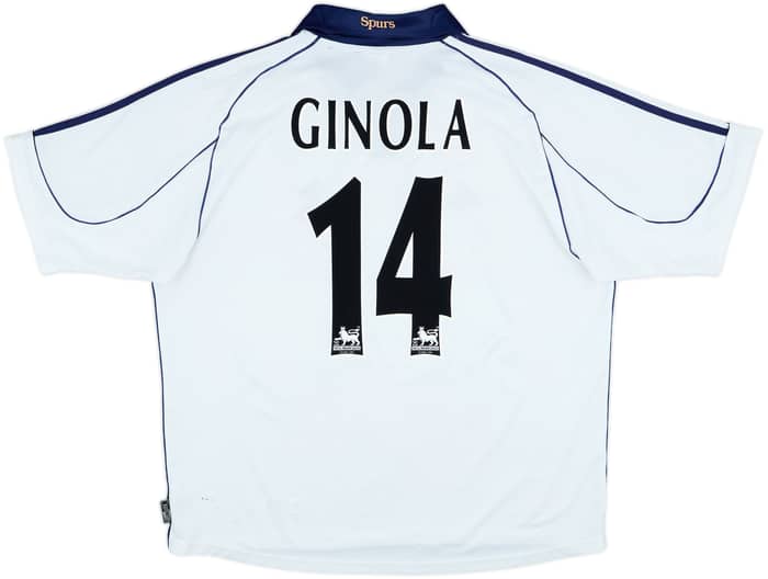1999-01 Tottenham Home Shirt Ginola #14 - 8/10 - (XL)