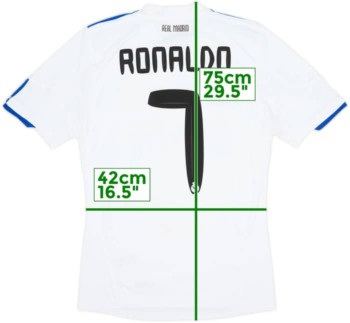2010-11 Real Madrid Home Shirt Ronaldo #7 - 5/10 - (S)