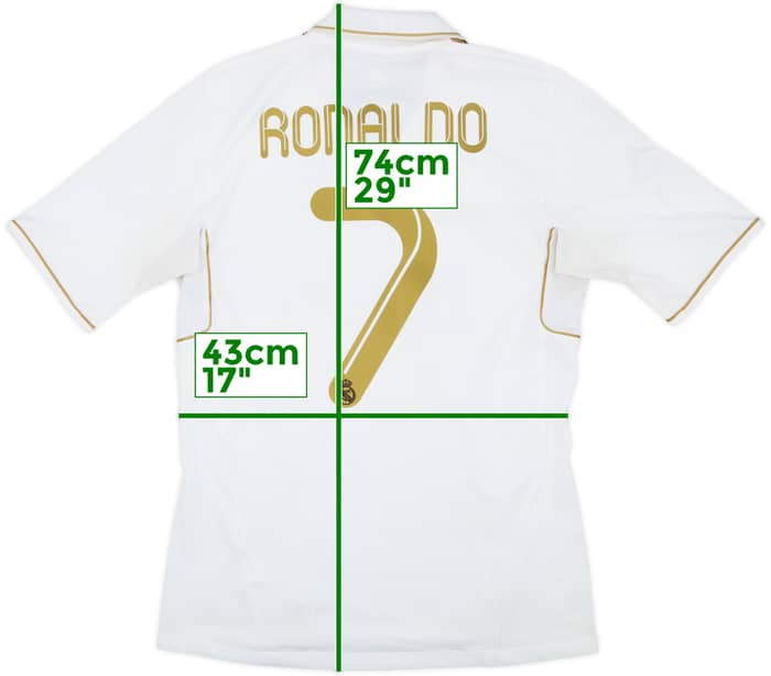 2011-12 Real Madrid Home Shirt Ronaldo #7 - 6/10 - (S)
