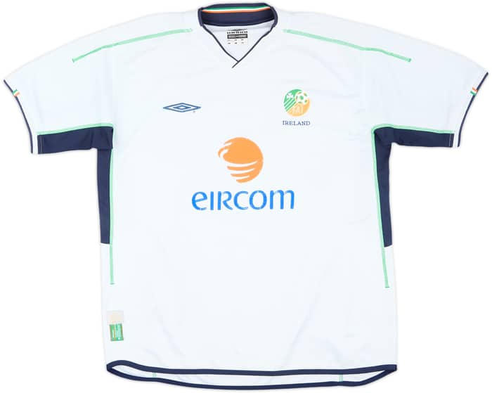 2002-03 Ireland Away Shirt R.Keane #10 - 6/10 - (XL)