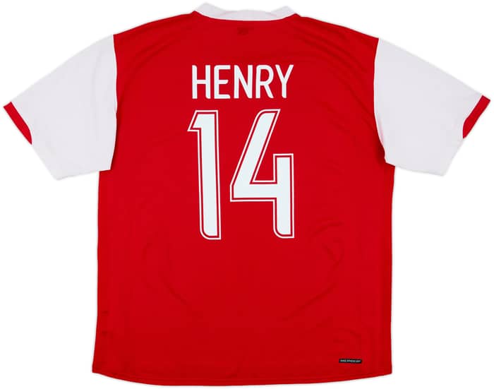 2006-08 Arsenal Home Shirt Henry #14 - 6/10 - (L)