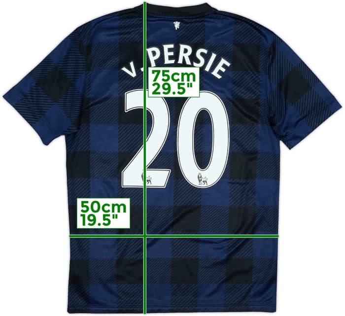2013-14 Manchester United Away Shirt V.Persie #20 - 6/10 - (M)