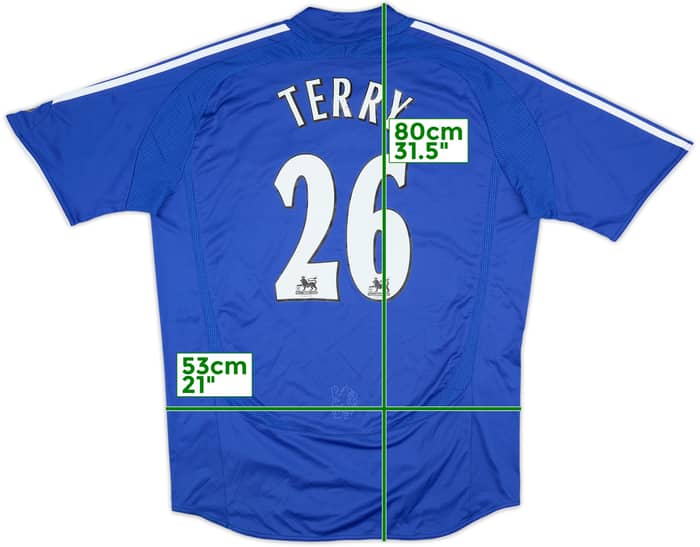 2006-08 Chelsea Home Shirt Terry #26 - 6/10 - (L)