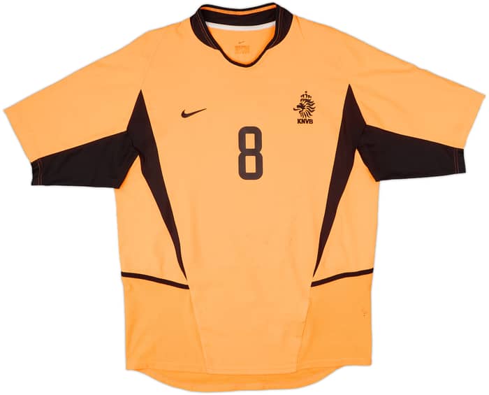 2002-04 Netherlands Home Shirt Davids #8 - 6/10 - (M)