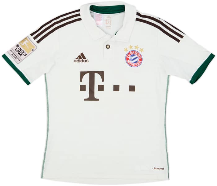 2013-14 Bayern Munich Away Shirt Alaba #27 - 7/10 - (L.Boys)
