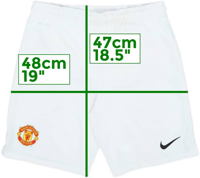 2014-15 Manchester United Home Shorts - 6/10 - (L.Boys)