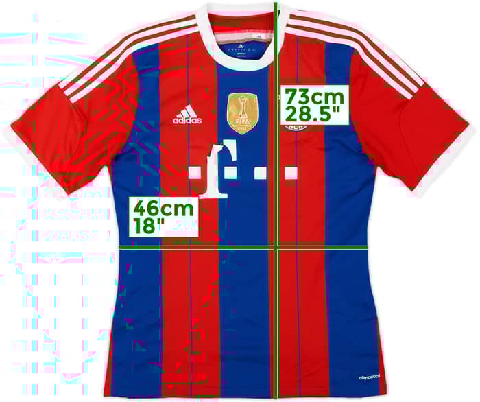 2014-15 Bayern Munich Home Shirt - 3/10 - (L)