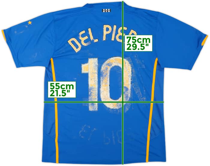 2007-08 Juventus Away Shirt Del Piero #10 - 4/10 - (L)