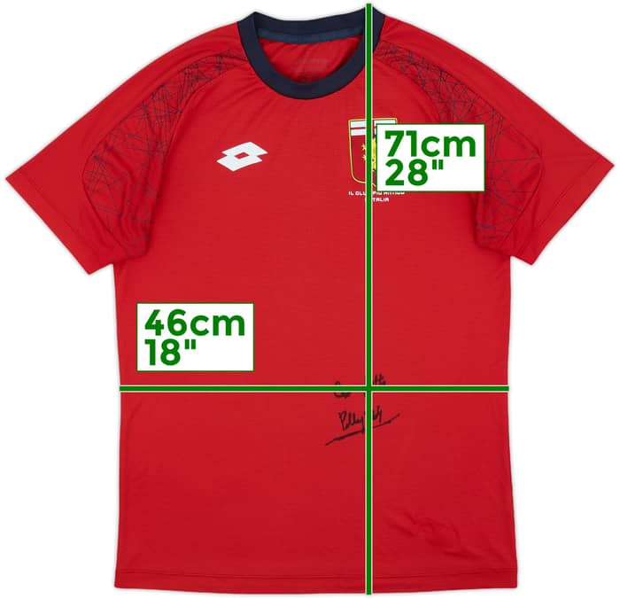 2016-17 Genoa Lotto Signed Training Shirt - 8/10 - (S)