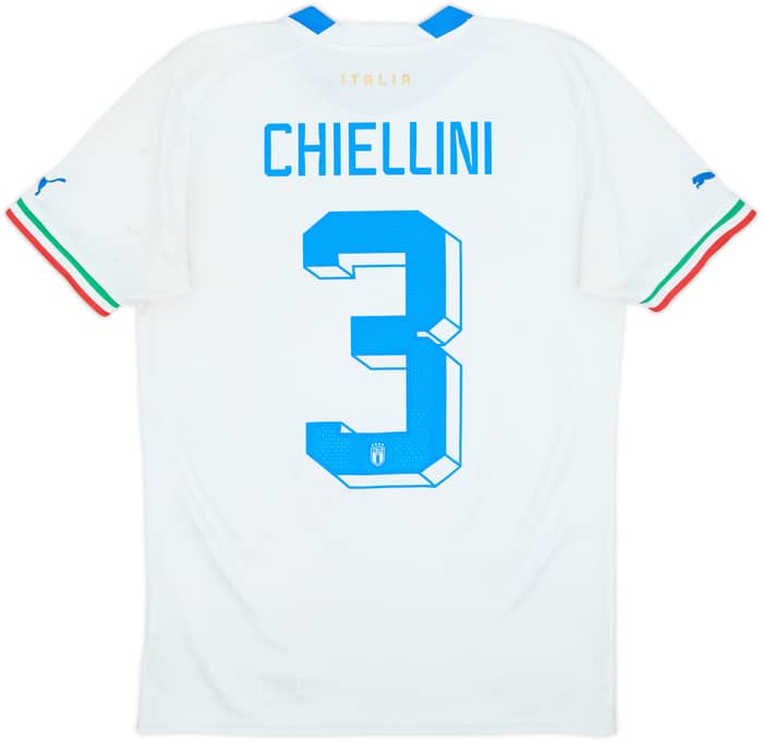 2022-23 Italy Away Shirt Chiellini #3 - 5/10 - (S)