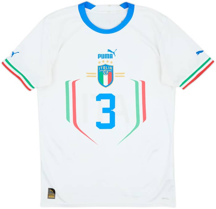 2022-23 Italy Away Shirt Chiellini #3 - 5/10 - (S)