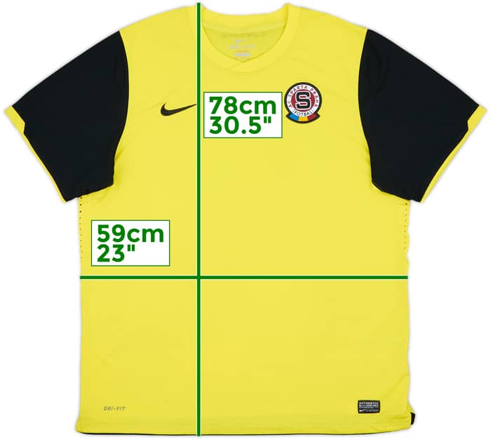 2010-12 Sparta Prague Authentic Away Shirt - 8/10 - (XXL)