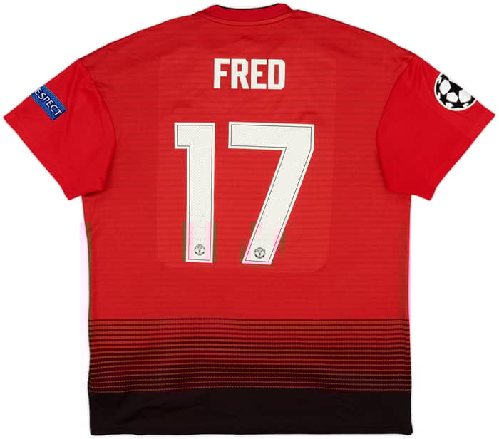 2018-19 Manchester United Home Shirt Fred #17 - 6/10 - (L)