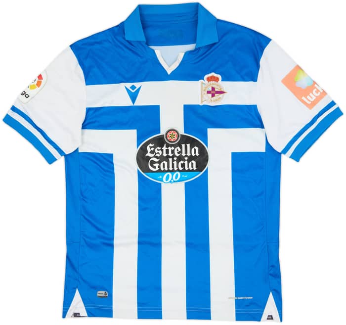2020-21 Deportivo de La Coruna Home Shirt - 5/10 - (L)