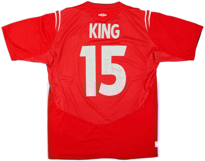 2004-06 England Away Shirt King #15 - 5/10 - (M)