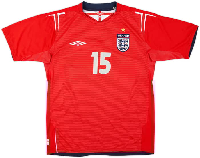 2004-06 England Away Shirt King #15 - 5/10 - (M)