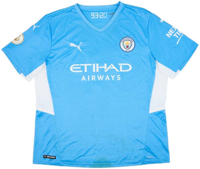 2021-22 Manchester City Home Shirt Grealish #10 - 8/10 - (XL)