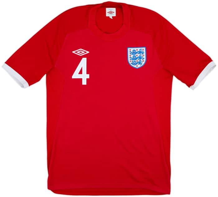 2010-11 England Away Shirt Gerrard #4 - 8/10 - (S)