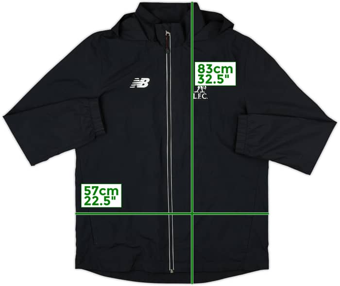 2015-16 Liverpool New Balance Hooded Rain Jacket - 5/10 - (M)