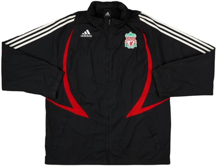 2007-08 Liverpool adidas Hooded Rain Jacket - 5/10 - (L)