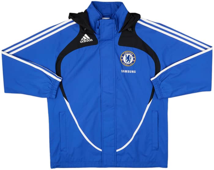 2008-09 Chelsea adidas Hooded Rain Jacket - 6/10 - (L)