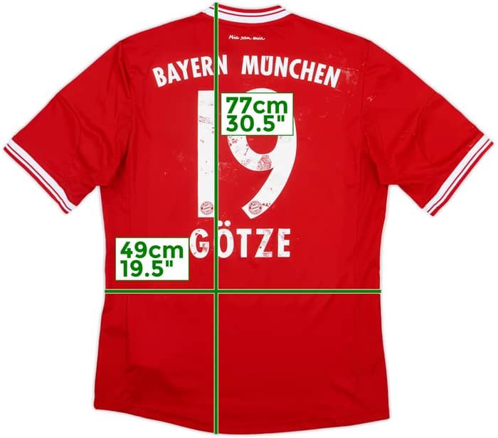 2013-14 Bayern Munich Home Shirt Gotze #19 - 4/10 - (M)