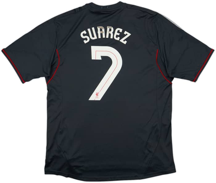 2011-12 Liverpool Away Shirt Suarez #7 - 4/10 - (XL)