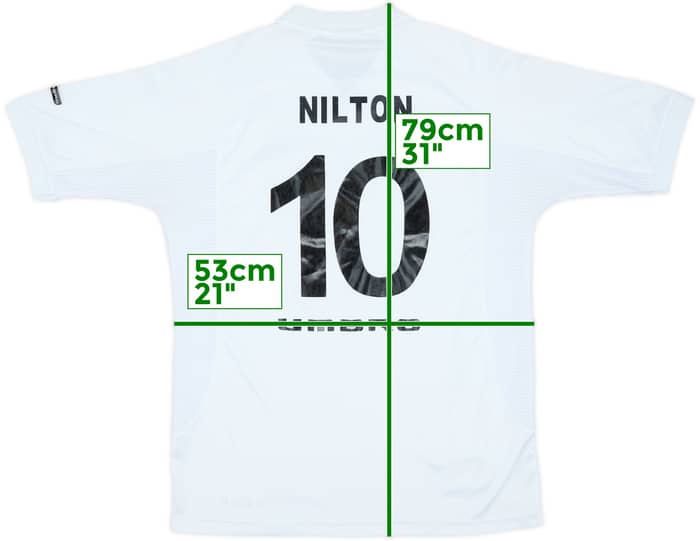 2001 Santos Home Shirt Nilton #10 - 5/10 - (L)